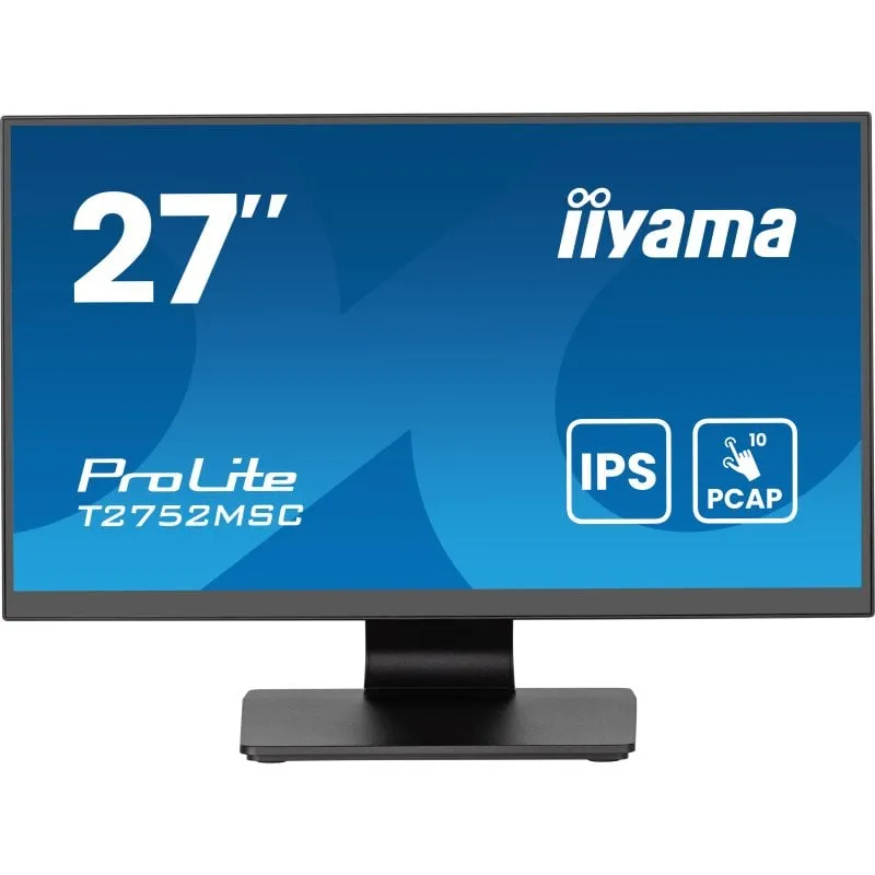 Monitor iiyama ProLite T2752MSC-B1AG IPS FullHD da 27" con altoparlanti touch - immagine 1