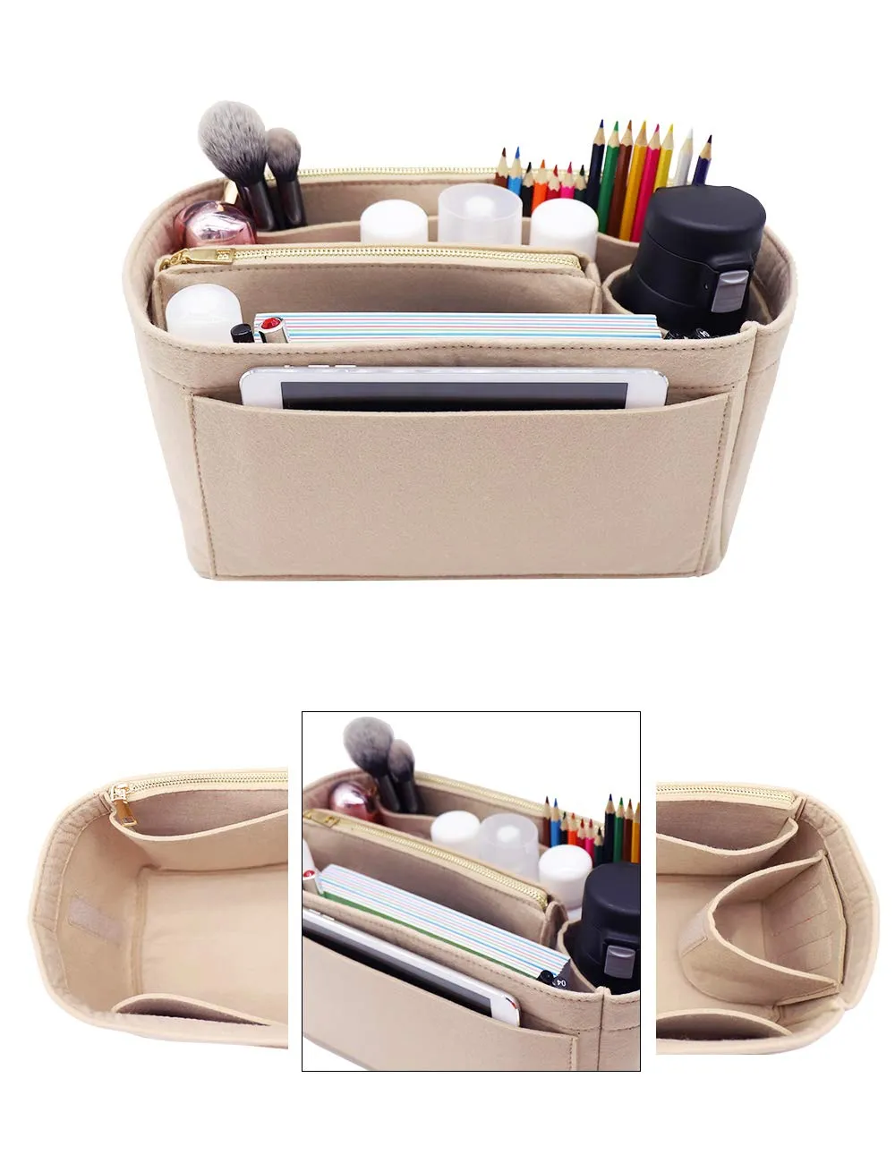 LEXSION, organizer per borse in feltro, adatto per borse tote Speedy, PM - immagine 6