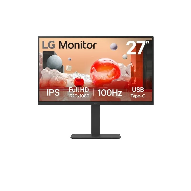 Monitor LG 27BA650-B 27″ Full HD 100Hz IPS Hub USB-C Altoparlanti VESA Ergonomia - immagine 1