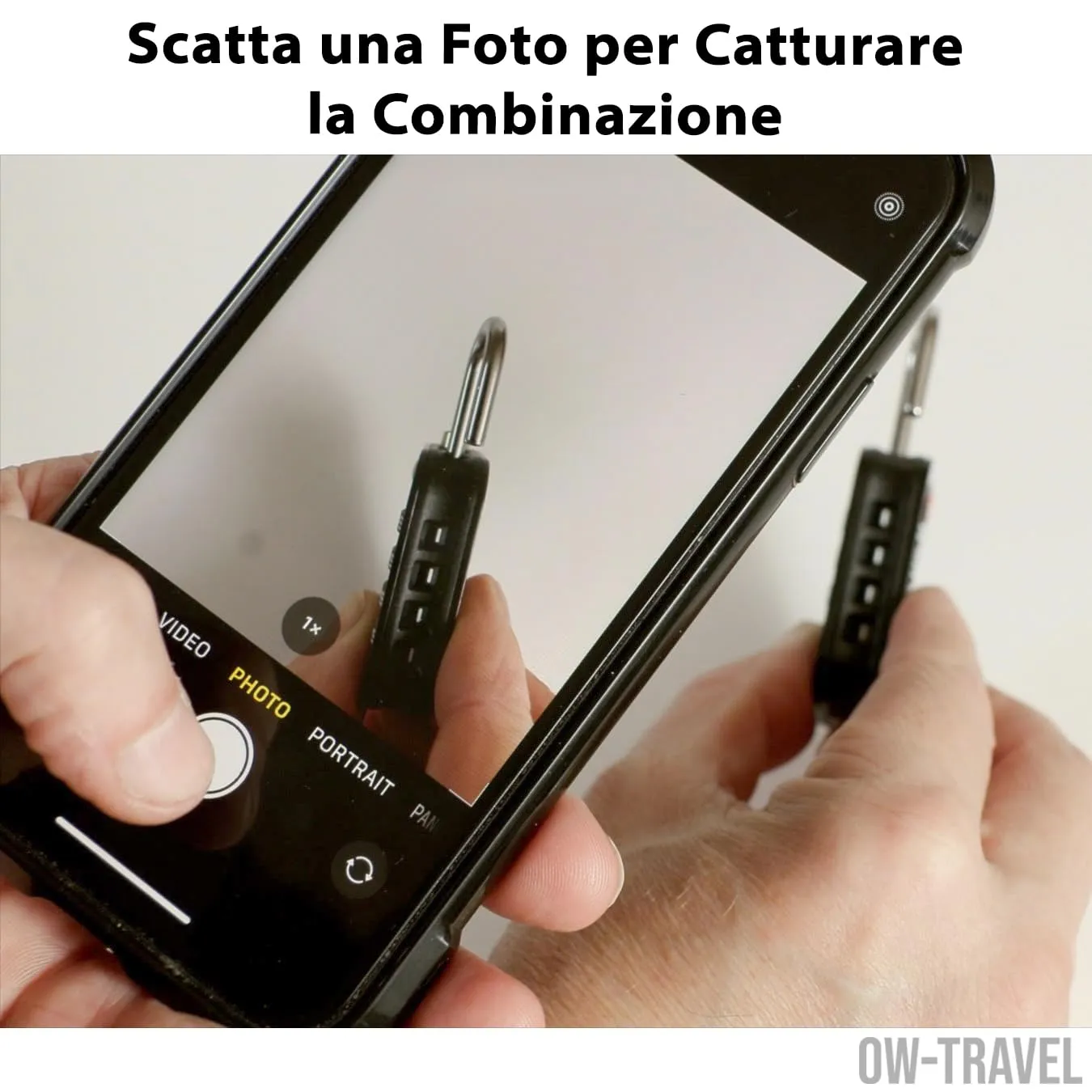 OW-Travel Lucchetto TSA, Lucchetto Valigia Aereo Codice 4 Cifre Nero 3 Pz - immagine 8