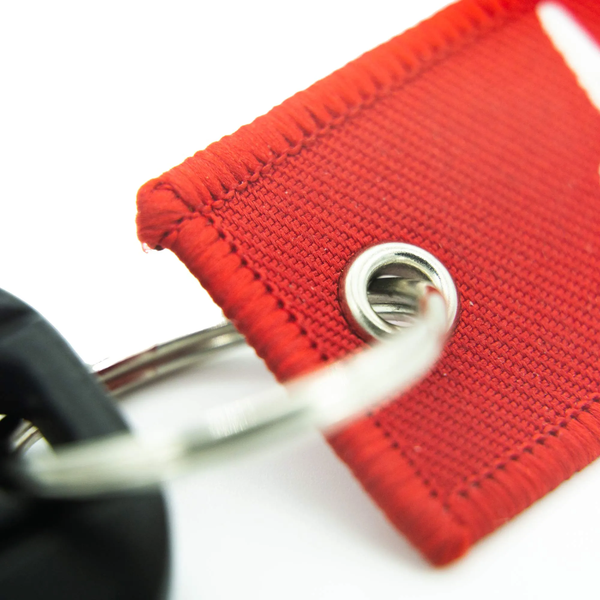 Autodomy Portachiavi Moto con Ricamo su Entrambi i Lati 12x 3cm - immagine 5