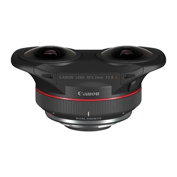 Obiettivo Canon RF 5,2 mm f2,8L Dual Fisheye 10/12 Dual Fisheye Nero - immagine 1