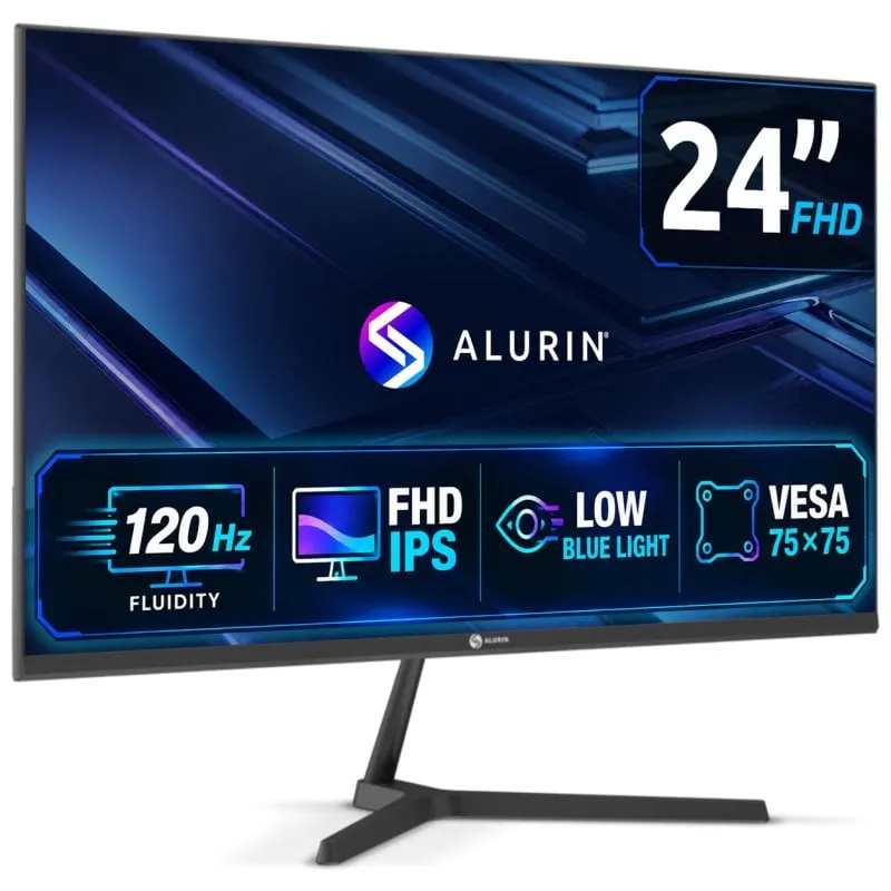 Monitor PC Alurin CoreVision 120IPSLite 24" FullHD 120Hz IPS FreeSync - immagine 1