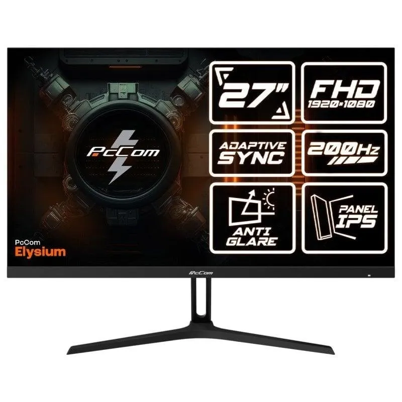 Monitor PC PcCom Elysium 27" Full HD 200Hz Fast IPS Adaptive Sync HDR 1ms - immagine 1