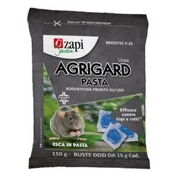 Esca rodenticida topicida in pasta 10 pz (150gr) Agrigard Broditec P29 Blu 104930 - immagine 1