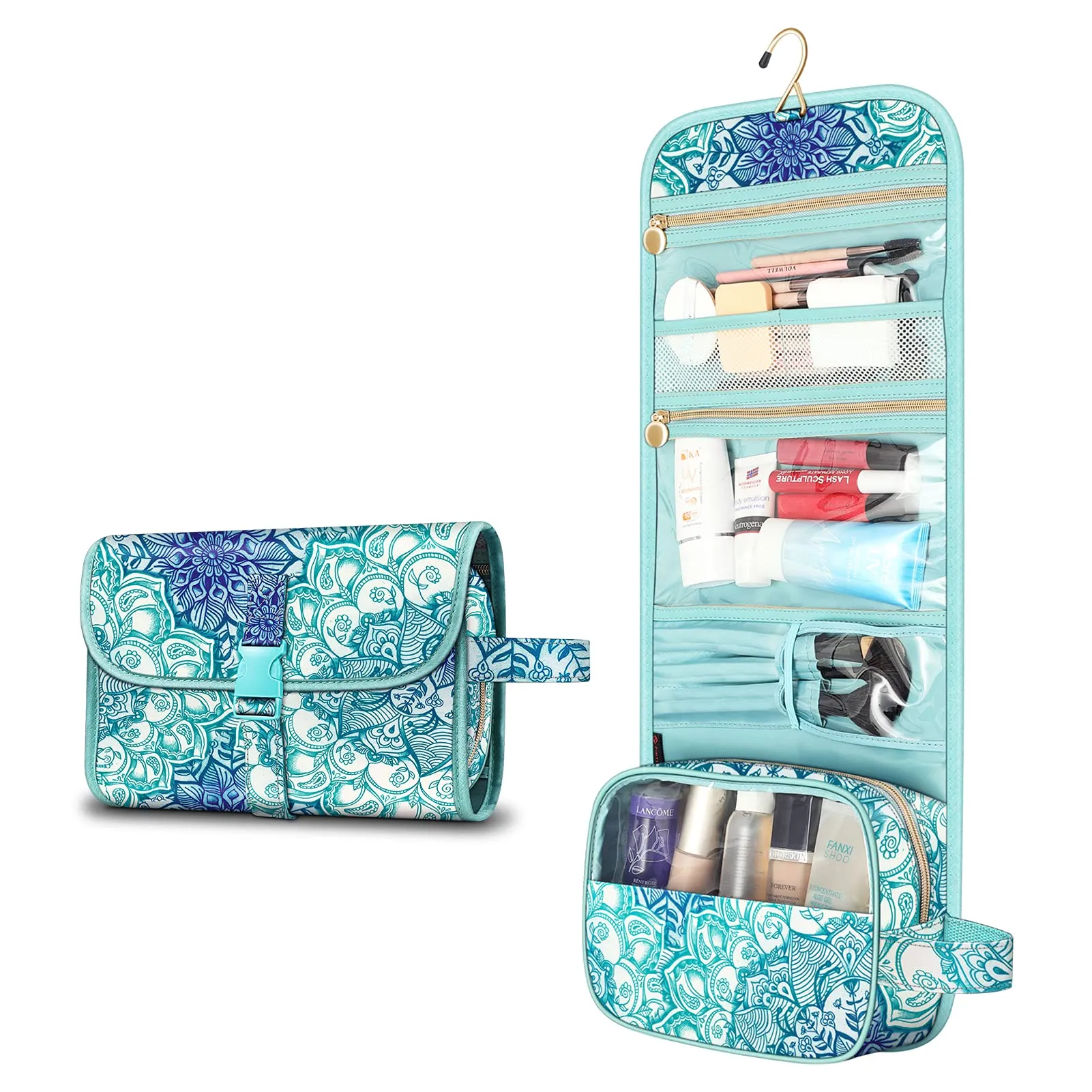 FINTIE Beauty Case da Viaggio Portatile Trucco - immagine 8