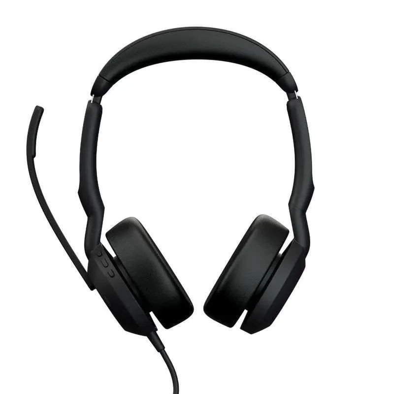 Cuffie Jabra Evolve2 50 con cavo USB-C/USB-A Cancellazione Attiva Rumore Microfono Nero - immagine 1
