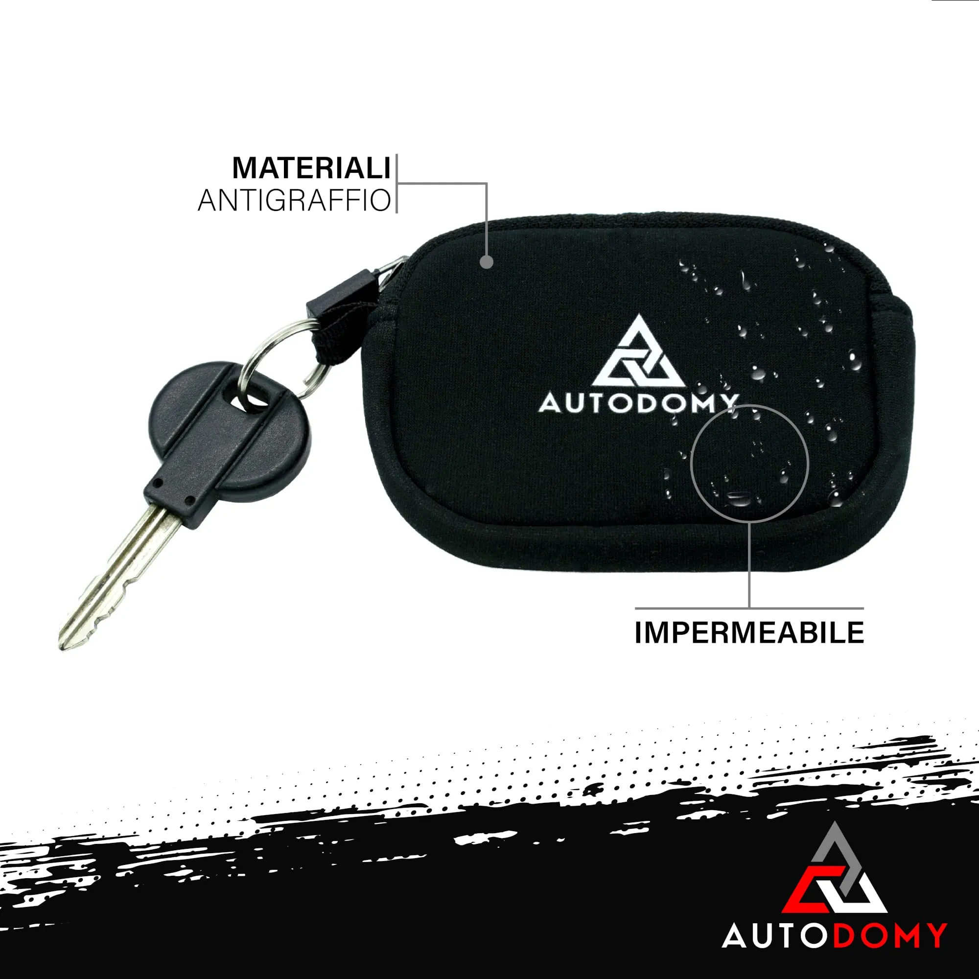 Autodomy Moto Portachiavi con Anello Interno ed Esterno - immagine 2