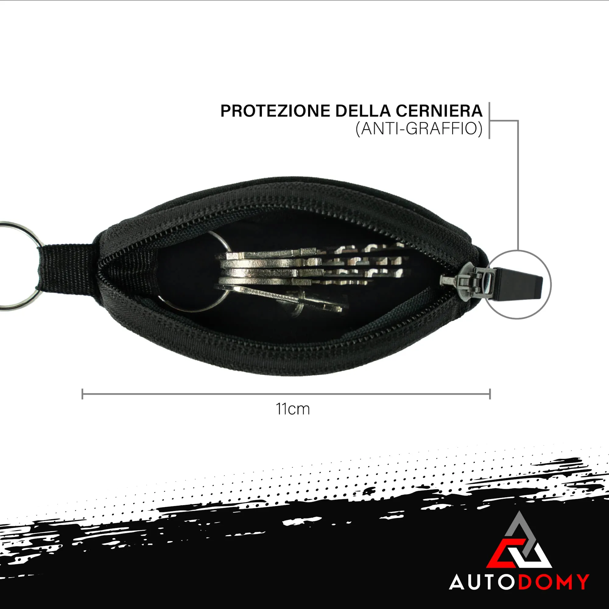 Autodomy Moto Portachiavi con Anello Interno ed Esterno - immagine 4