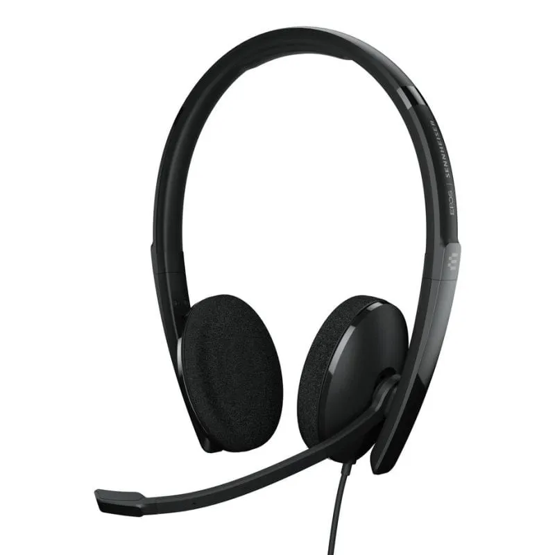 Auricolari Epos ADAPT 160T USB-C con microfono, audio stereo, ottimizzati Microsoft Teams neri - immagine 1