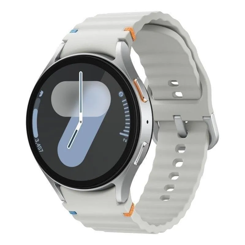 Samsung Galaxy Watch7 Bluetooth GPS 44mm AMOLED Argento Resistente Acqua 5ATM SpO2 Pulsimetro - immagine 1