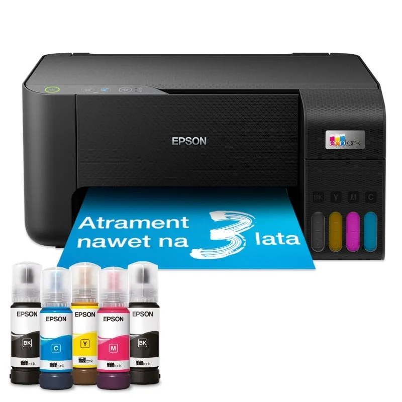 Impressora Iniezione di Inchiostro USB Epson EcoTank L3230 Multifunzione Colore Nero - immagine 1