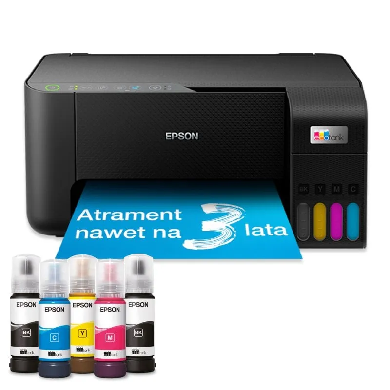 Stampante Iniezione di Inchiostro Wi-Fi Epson EcoTank L3270 Multifunzione Nero - immagine 1