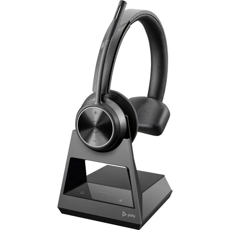 Auricolari Poly Savi 7310 wireless DECT monoaurale, microfono retrattile, 13h autonomia, nero - immagine 1