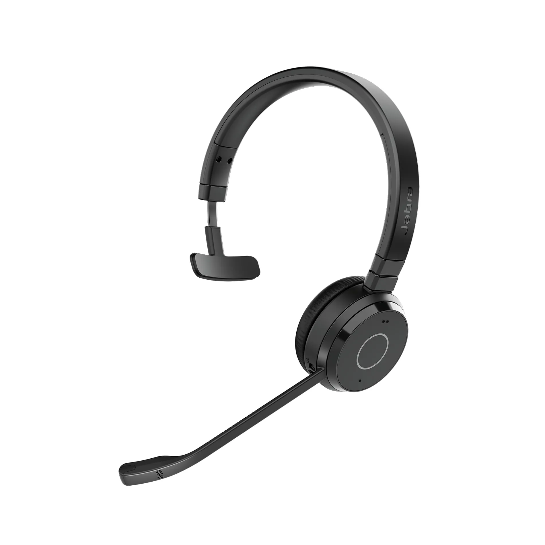 Auricolari Jabra Evolve 65 TE Bluetooth 5.2 con Cancellazione Rumore e Microfono Retrattile Nero - immagine 1