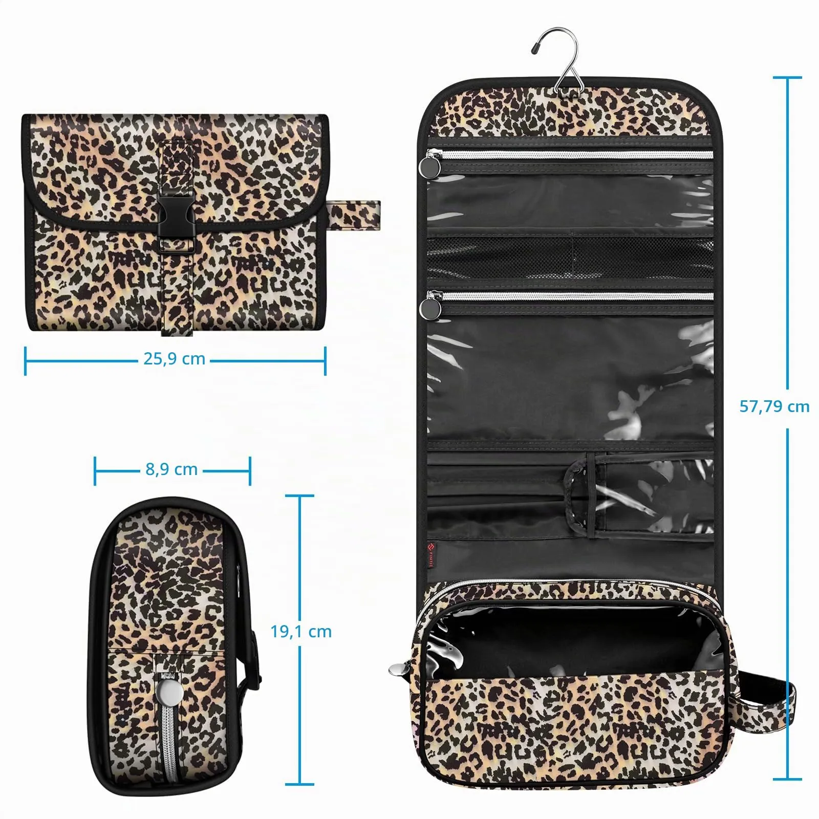 FINTIE Beauty Case da Viaggio Portatile Trucco - immagine 7