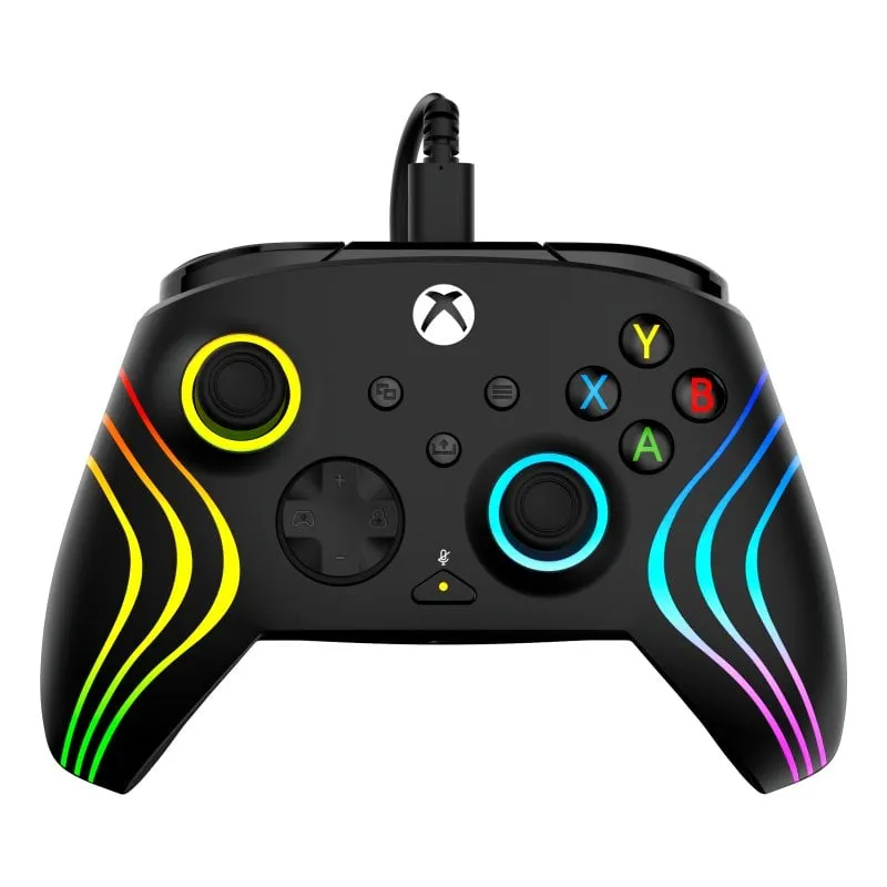 Gamepad Turtle Beach Afterglow Wave cablato multicolore nero Xbox PC LED 3m - immagine 1