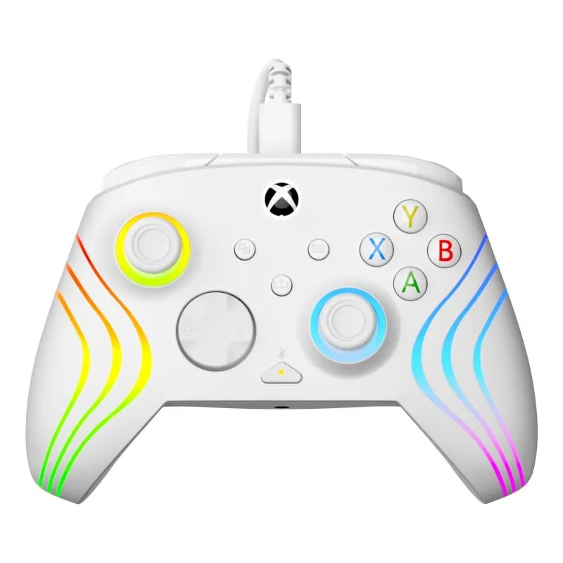 Gamepad cablato Turtle Beach Afterglow Wave per Xbox Series X/One/PC, bianco - immagine 1