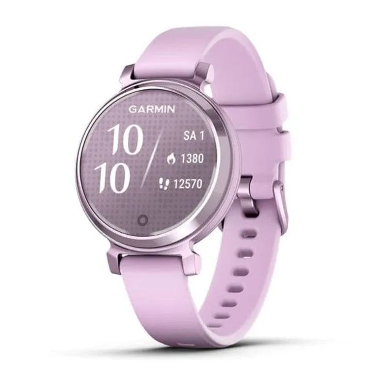 Garmin Lily 2 GPS Bluetooth 35,4mm Digitale Rosa Lilac Unica Resistenza Acqua 5ATM SpO2 Cardiofrequenzimetro Monitor Sonno - immagine 1