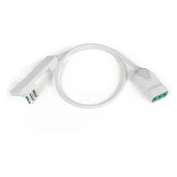 Prolunga elettrica (1m) H05VV-F 3x0,75 mmq (10A 2P+T) CLOCK Bianco 92002 - immagine 1