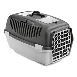 Trasportino cani taglia medio/piccola (40x61x38cm) GULLIVER 3 Grigio chiaro e Scuro 97366 - immagine 1