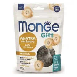 Snack cane bocconcini cani adulti Training Super M (150gr) gusto anatra, banana GIFT 8574 - immagine 1