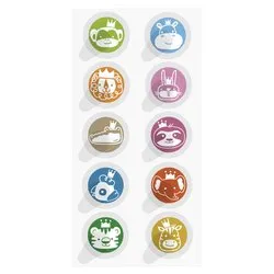 Dopopuntura Cerotti (10pz) NATURALZ Colori e soggetti assortiti 12077 - immagine 1