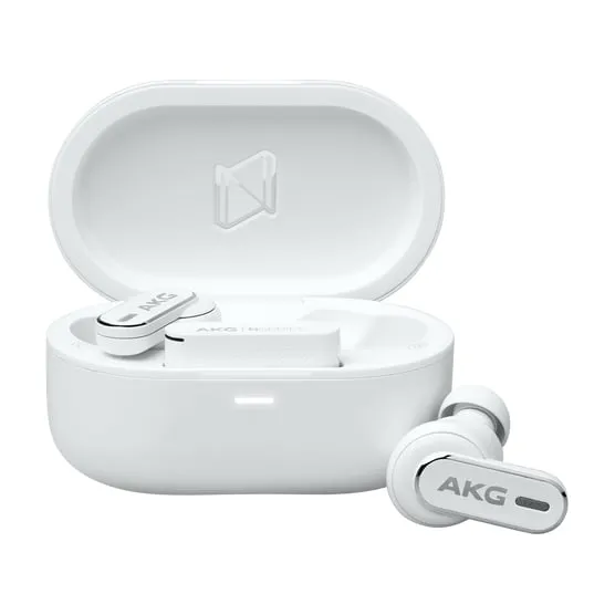 Auricolari AKG N5 Hybrid wireless Bluetooth 5.3 con Cancellazione del Rumore e USB-C bianchi - immagine 1