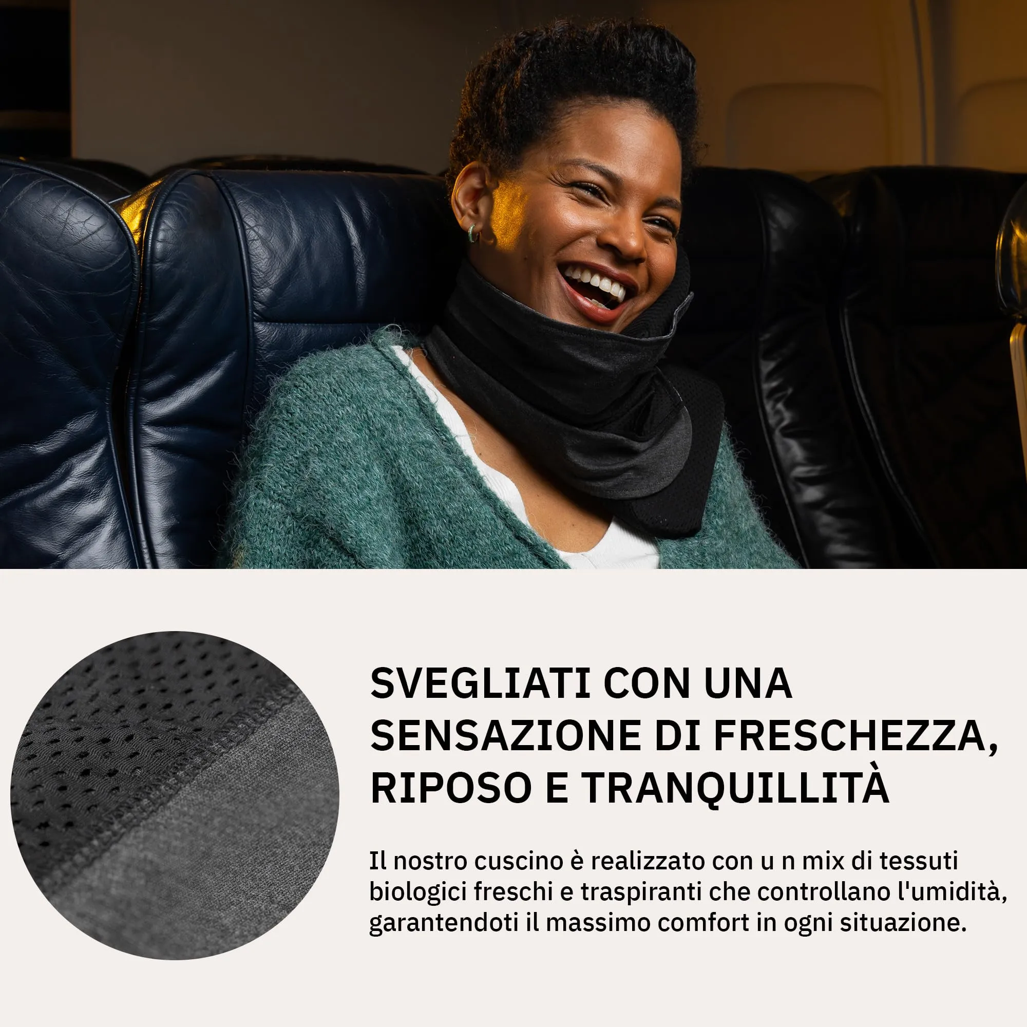 trtl Cool Cuscino da Viaggio per Supporto Collo Leggero e Traspirante - immagine 6