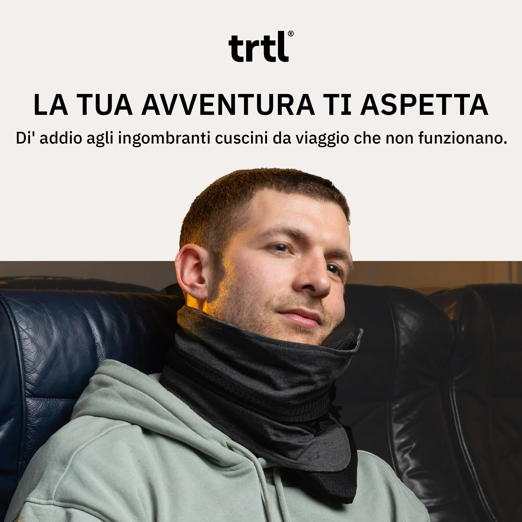 trtl Cool Cuscino da Viaggio per Supporto Collo Leggero e Traspirante - immagine 7