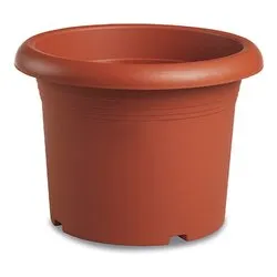 Vaso piante cilindro plastica (40x29cm) Vasotto MEDITERRANEO Terracotta 89040 - immagine 1