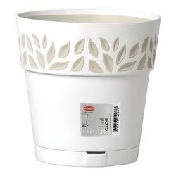 Vaso piante con riserva acqua plastica (25x22cm) Opera OPERA CLOE Bianco 94100 - immagine 1