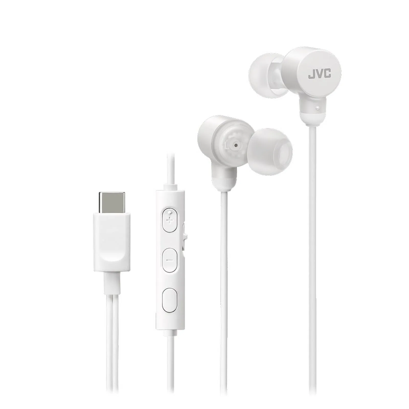 Auricolari JVC cablati USB-C con microfono bianco Hi-Res Audio - immagine 1