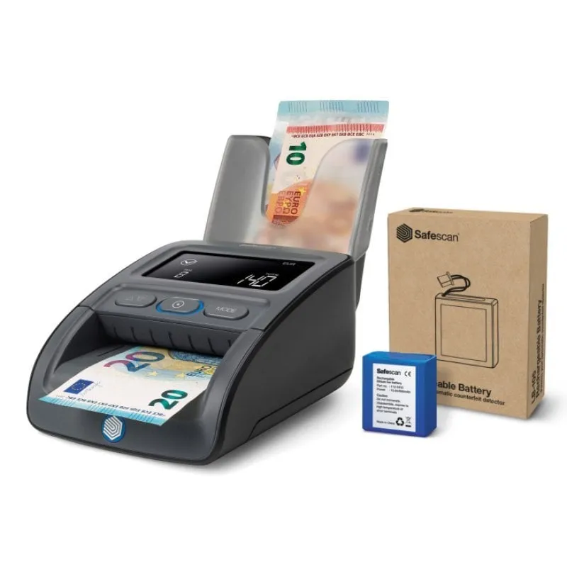 Safescan 155-S Komplett rilevatore banconote contraffatte Nero - immagine 1