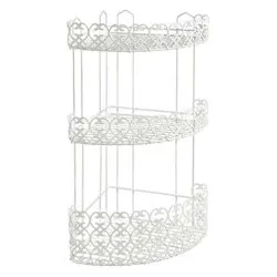 Cestello box doccia angolare 3P a vite (25x25x51cm) FLORENZ Bianco 42 45 03 - immagine 1