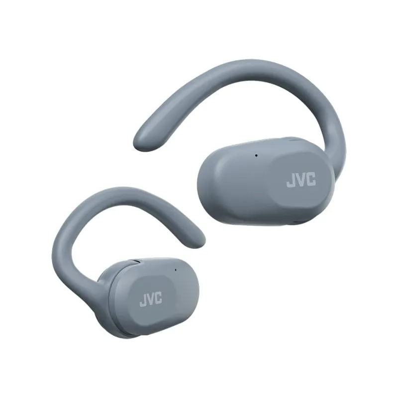 Auricolari JVC HA-NP40T wireless Bluetooth 5.4 con microfono e custodia blu - immagine 1