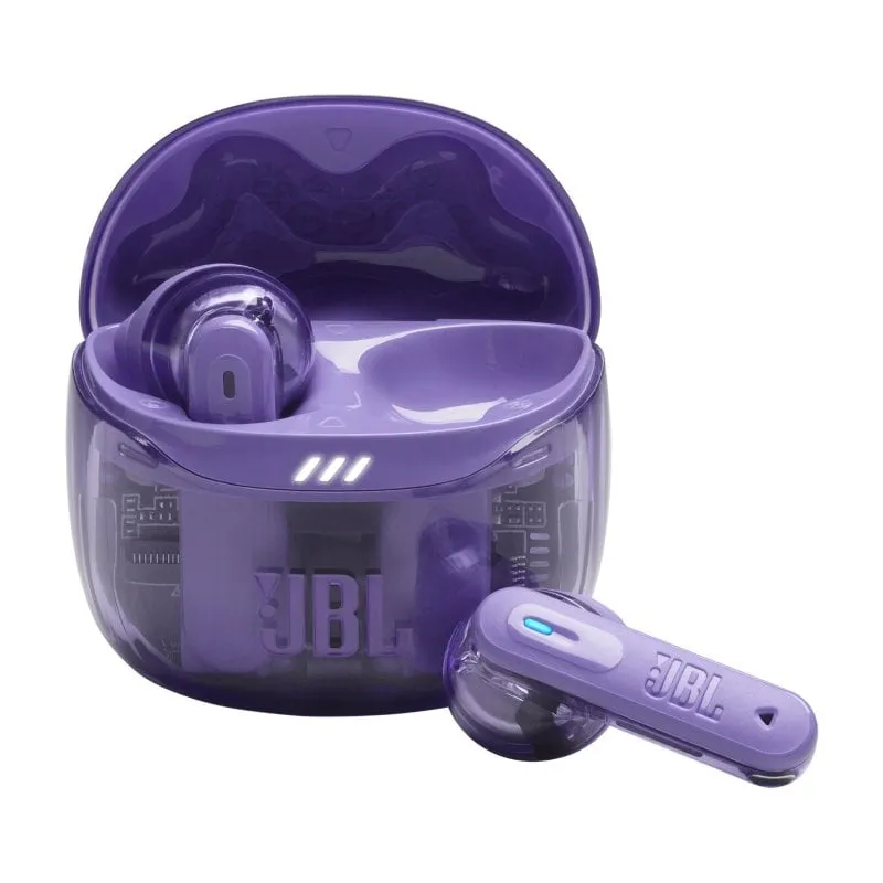 Auricolari JBL Tune Flex 2 Ghost Edition wireless Bluetooth 5.3 con Cancellazione Rumore - immagine 1