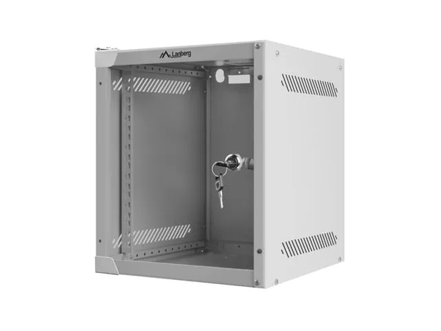 Bastidor Lanberg WF10-2306-10S 6U 20kg Grigio Armadio a Muro 10" - immagine 1