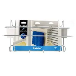 Porta oggetti box doccia a vite (39x25x11cm) RADIUS Silver 40 38 02 - immagine 1