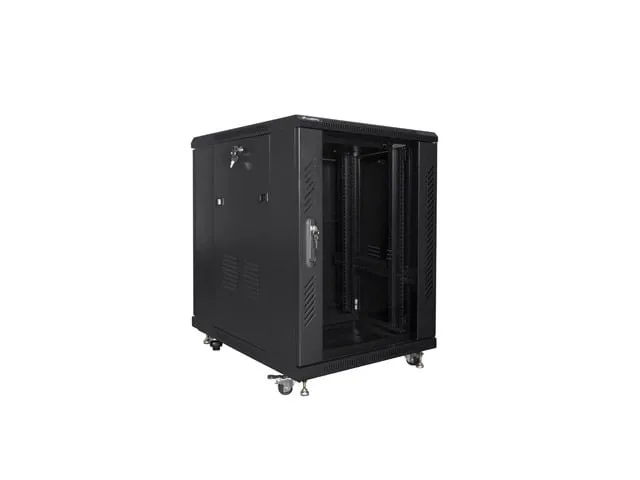 Rack Lanberg FF01-6815-12B 15U Nero 800 kg Porta Temperata Ventilatori 4 Rack Lanberg FF01-6815-12B 15U Nero 800 kg Porta Temperata Ventilatori 4 - immagine 1