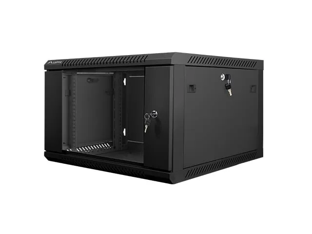 Bastidor da Parete Lanberg WF01-6606-10B 6U 60 kg RAL9004 Nero Bastidor da Parete Lanberg WF01-6606-10B 6U 60 kg RAL9004 Nero - immagine 1