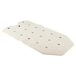 Tappeto bagno antiscivolo vasca (72x36cm) SISSI Bianco V02GO7303GIT - immagine 1