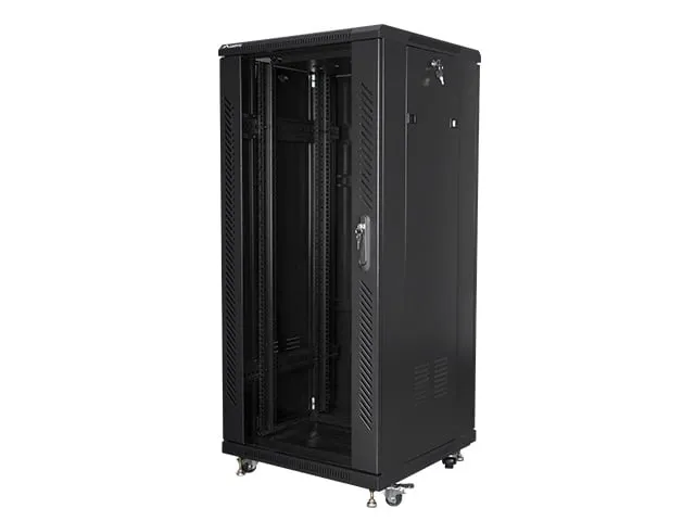 Armadio Rack Lanberg FF01-6627-12B 27U 800kg Nero Armadio Rack Lanberg FF01-6627-12B 27U 800kg Nero - immagine 1