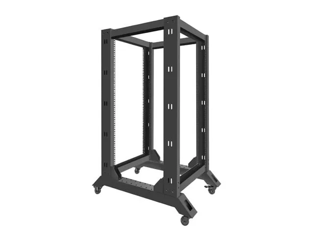 Rack Lanberg OR01-6822-B 22U Nero 600kg Capacità Portaattrezzi Open Frame - immagine 1