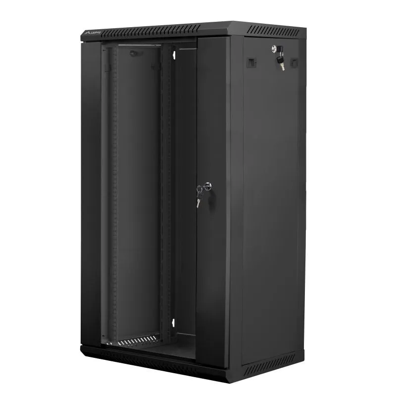 Bastidor da Parete Lanberg WF01-6422-10B 22U 60 kg Nero Bastidor da Parete Lanberg WF01-6422-10B 22U 60 kg Nero - immagine 1