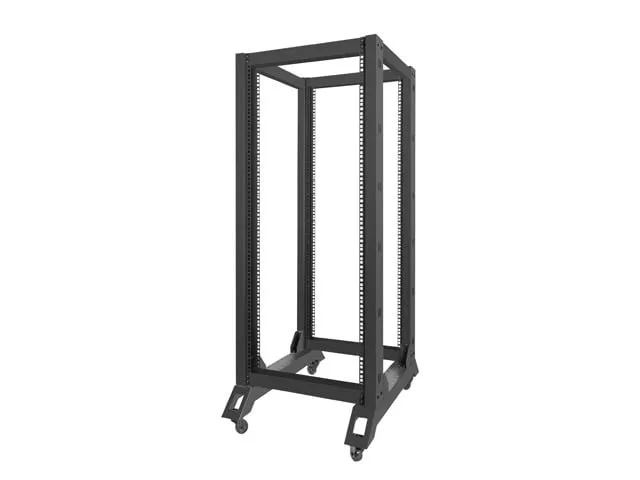 Rack Lanberg OR01-6827-B 27U Nero 600 kg Porta Attrezzature Audio Video Server - immagine 1