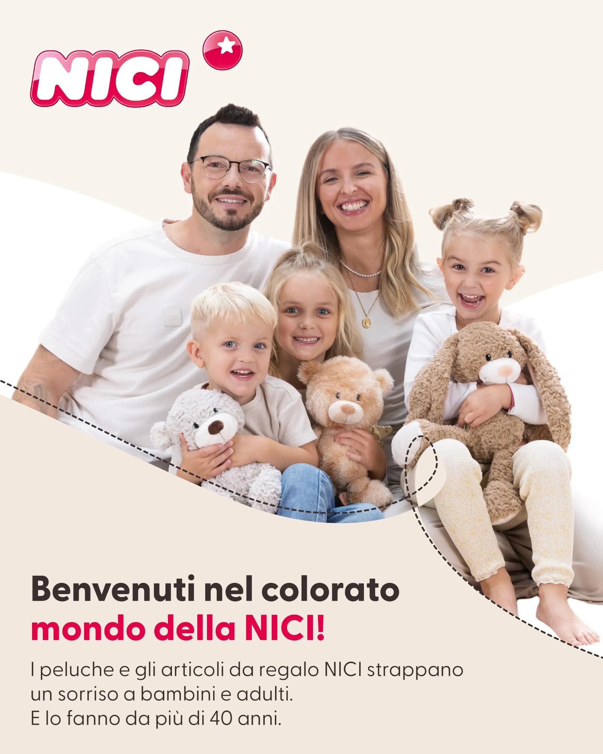 NICI peluche Shaun la pecora 25cm bianco - Simpatico peluchetto con imbottitura morbida per giochi e coccole, Doudou, perfetto come idea regalo per bambini e adulti - 49184 - immagine 7