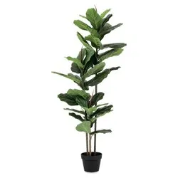 Pianta artificiale Ficus lyrata c-39foglie (145cm) 0172844 - immagine 1