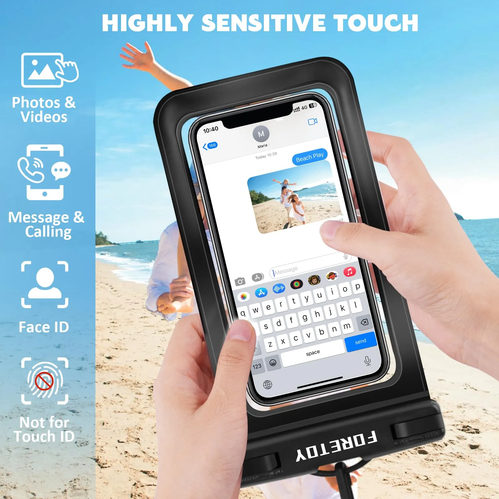 Borsa Impermeabile Mare & Custodia Impermeabile Smartphone, Sacca Stagna - immagine 4