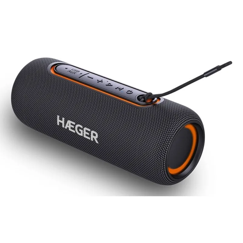 Altoparlanti stereo resistenti Haeger portatili wireless Bluetooth da 10 W e 2000 mAh - immagine 1
